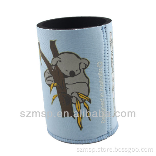 neoprene pen bag, koala panda printing thick soft pen bottle, pen organizor